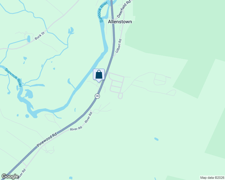 map of restaurants, bars, coffee shops, grocery stores, and more near 4 Catamount Hill Drive in Allenstown