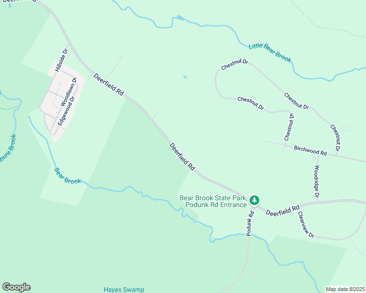 map of restaurants, bars, coffee shops, grocery stores, and more near 288 Deerfield Road in Allenstown