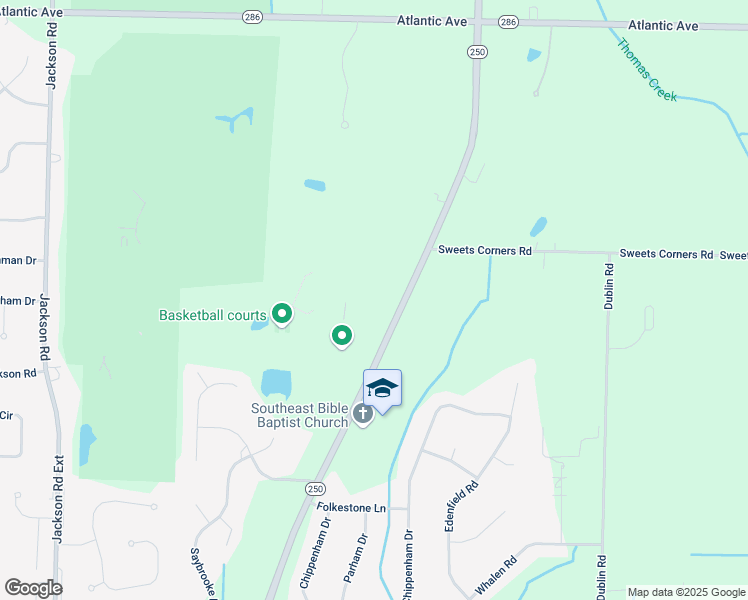 map of restaurants, bars, coffee shops, grocery stores, and more near 1821 Fairport Nine Mile Point Road in Penfield