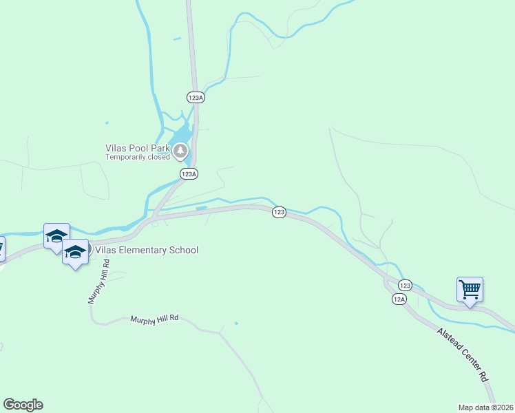 map of restaurants, bars, coffee shops, grocery stores, and more near New Hampshire 12A in Alstead