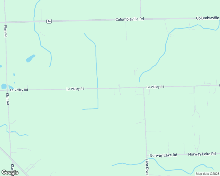 map of restaurants, bars, coffee shops, grocery stores, and more near 4188 Le Valley Road in Columbiaville