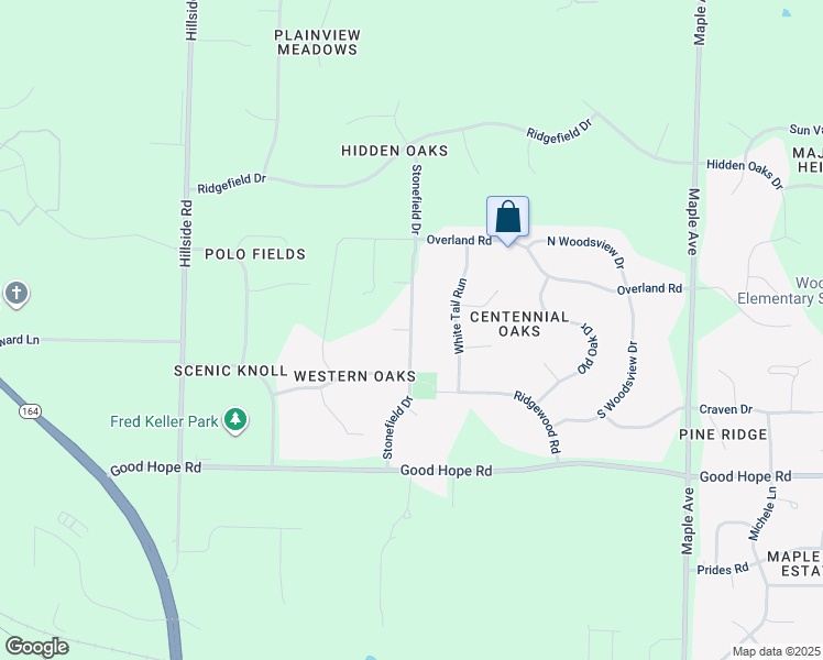 map of restaurants, bars, coffee shops, grocery stores, and more near Stonefield Drive in Sussex