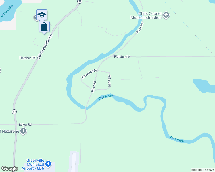 map of restaurants, bars, coffee shops, grocery stores, and more near 8795 Hebert Drive in Greenville