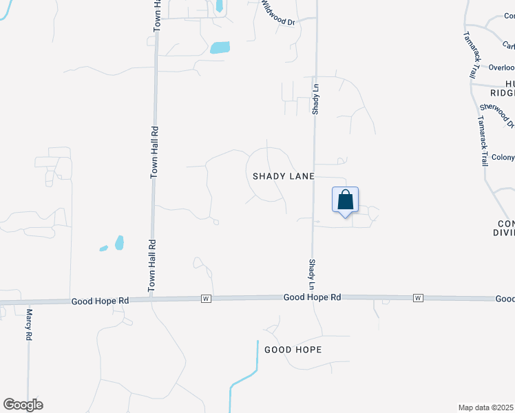 map of restaurants, bars, coffee shops, grocery stores, and more near N74W17525 Sunny Circle in Menomonee Falls