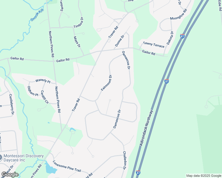 map of restaurants, bars, coffee shops, grocery stores, and more near 16 Shuvee Lane in Gansevoort