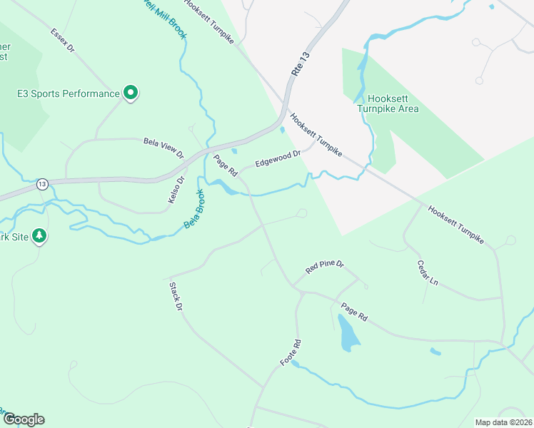 map of restaurants, bars, coffee shops, grocery stores, and more near 604 Page Road in Bow