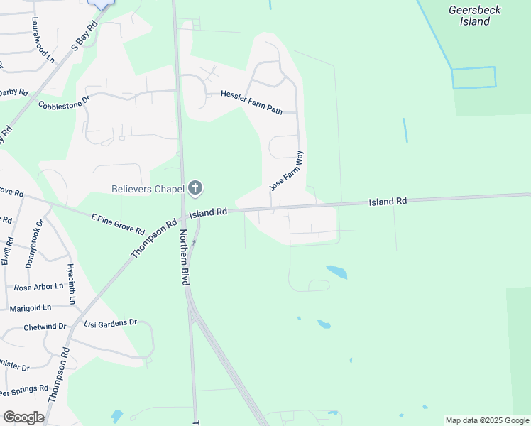 map of restaurants, bars, coffee shops, grocery stores, and more near 6272 Island Road in Cicero