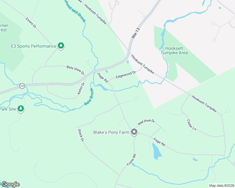 map of restaurants, bars, coffee shops, grocery stores, and more near 604 Page Road in Bow