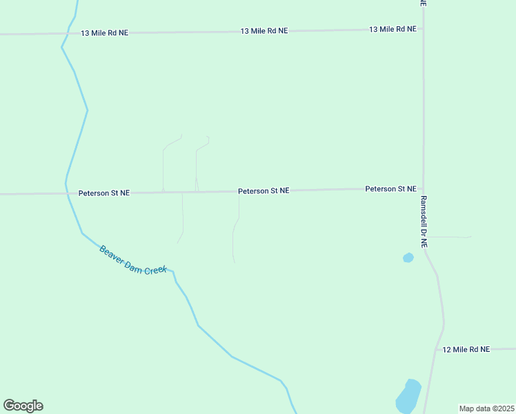 map of restaurants, bars, coffee shops, grocery stores, and more near 9190 Peterson Street Northeast in Rockford