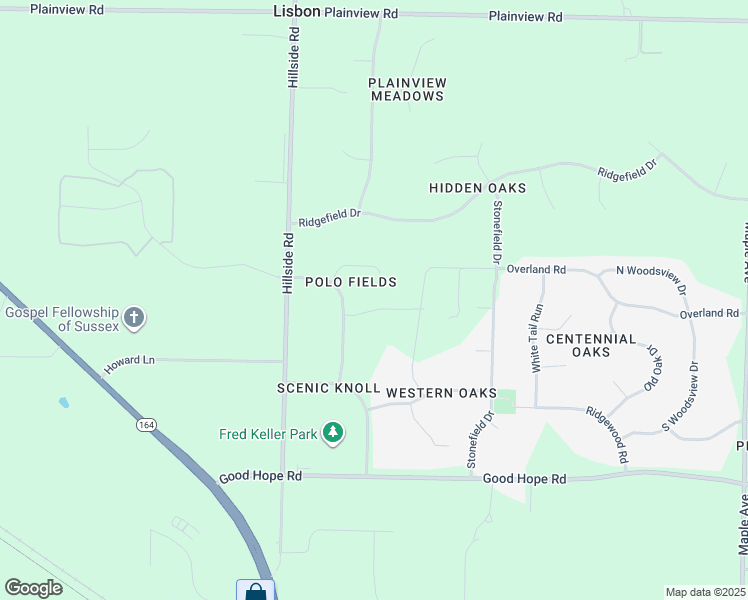map of restaurants, bars, coffee shops, grocery stores, and more near N74W24763 Lauren Drive in Sussex