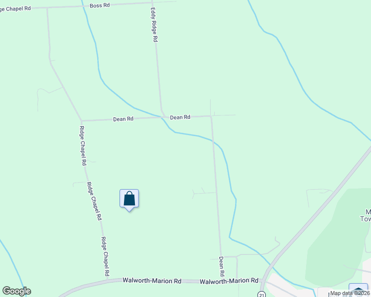 map of restaurants, bars, coffee shops, grocery stores, and more near 4031 Dean Road in Marion