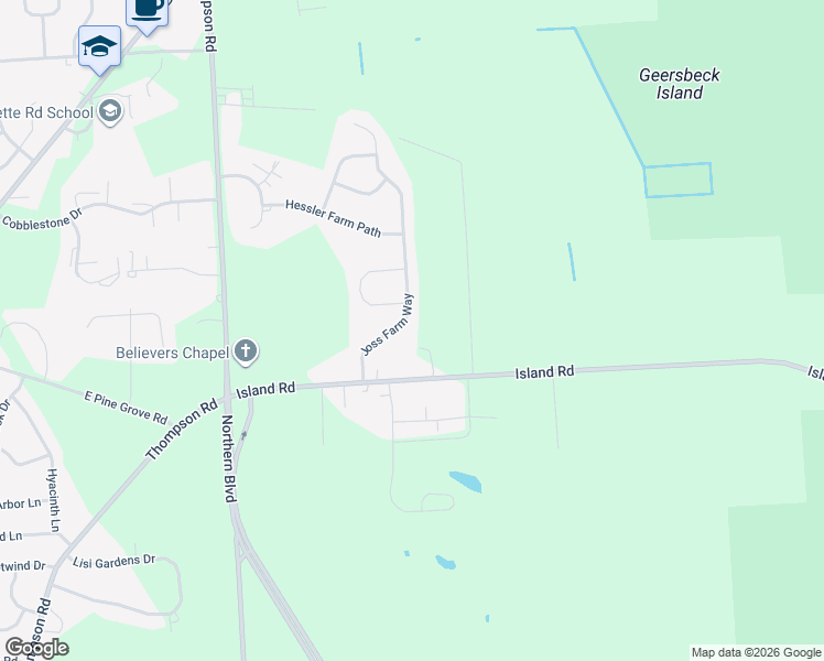 map of restaurants, bars, coffee shops, grocery stores, and more near 7948 Joss Farm Way in Cicero