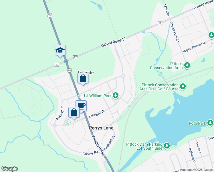 map of restaurants, bars, coffee shops, grocery stores, and more near 761 Glenwood Road in Woodstock
