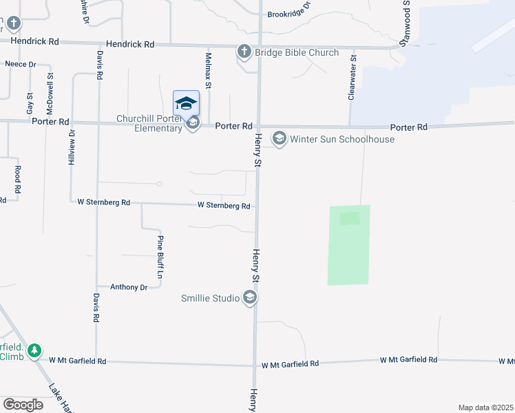 map of restaurants, bars, coffee shops, grocery stores, and more near 5392 Henry Street in Norton Shores