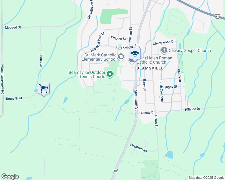 map of restaurants, bars, coffee shops, grocery stores, and more near 4022 Crown Street in Lincoln