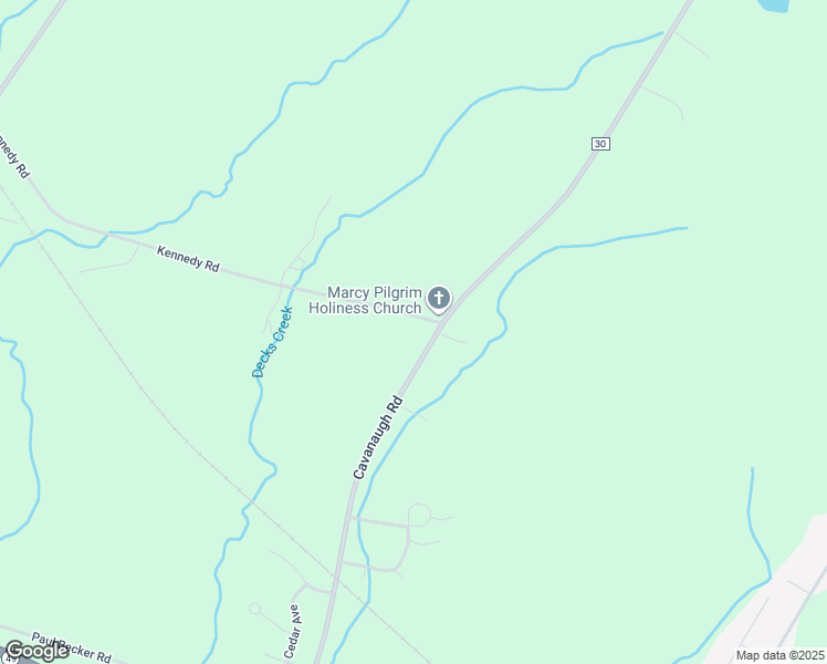 map of restaurants, bars, coffee shops, grocery stores, and more near 9398 Kennedy Rd in Marcy