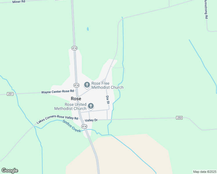 map of restaurants, bars, coffee shops, grocery stores, and more near 4128 Dix Street in Clyde