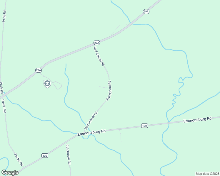 map of restaurants, bars, coffee shops, grocery stores, and more near 123-125 Red School Road in Salisbury Center