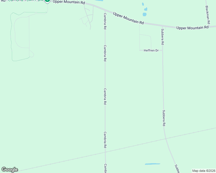 map of restaurants, bars, coffee shops, grocery stores, and more near 5306 Cambria Road in Sanborn