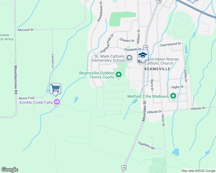 map of restaurants, bars, coffee shops, grocery stores, and more near 5064 Connor Drive in Lincoln