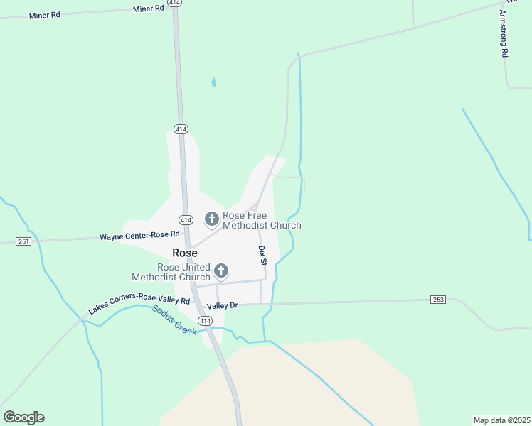 map of restaurants, bars, coffee shops, grocery stores, and more near 4128 Dix Street in Clyde