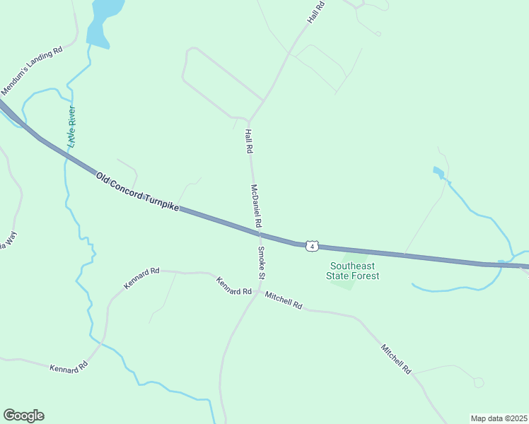 map of restaurants, bars, coffee shops, grocery stores, and more near 5 McDaniel Road in Nottingham