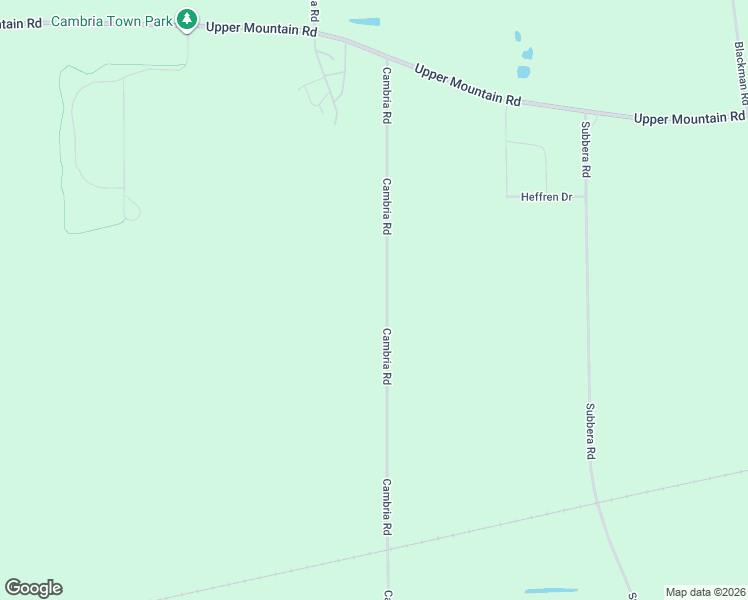 map of restaurants, bars, coffee shops, grocery stores, and more near 5306 Cambria Road in Sanborn