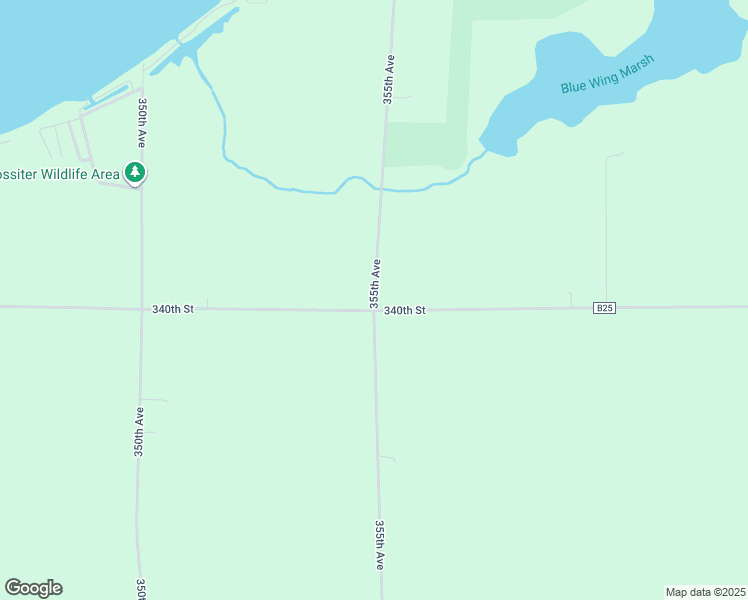 map of restaurants, bars, coffee shops, grocery stores, and more near 355th Avenue in Ruthven