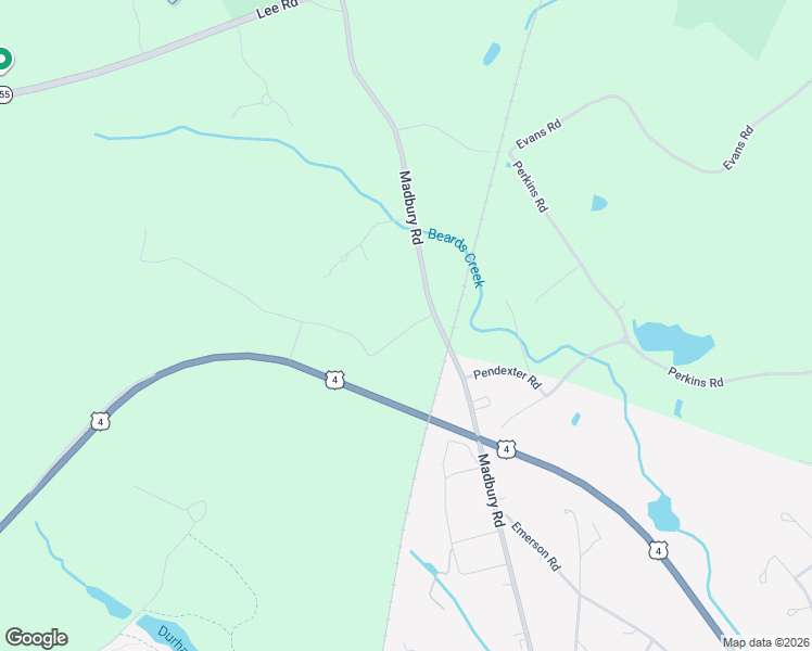 map of restaurants, bars, coffee shops, grocery stores, and more near 4 Beech Hill Road in Madbury
