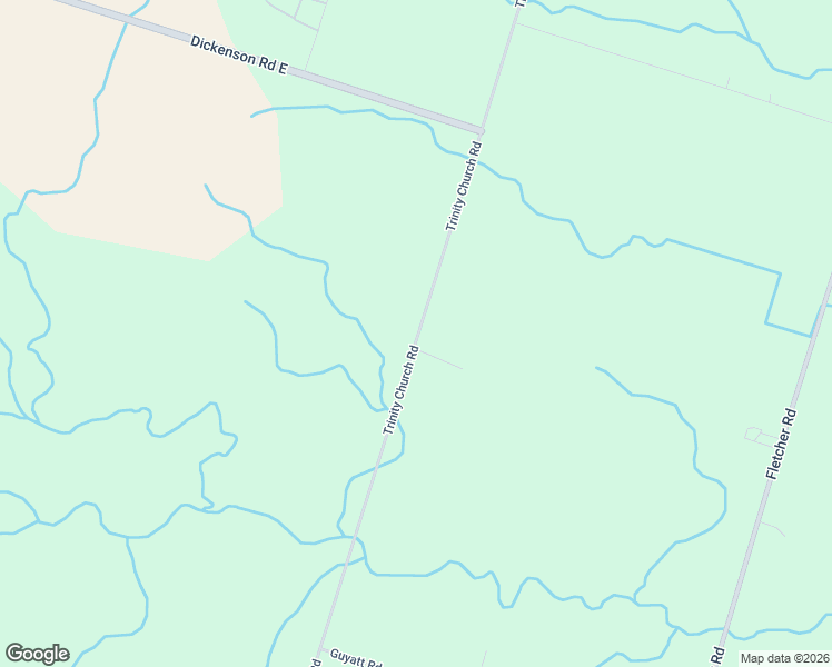 map of restaurants, bars, coffee shops, grocery stores, and more near 1330 Trinity Church Road in Hamilton