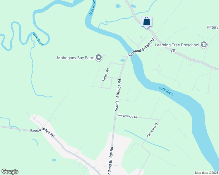 map of restaurants, bars, coffee shops, grocery stores, and more near 37 Clyde Road in York