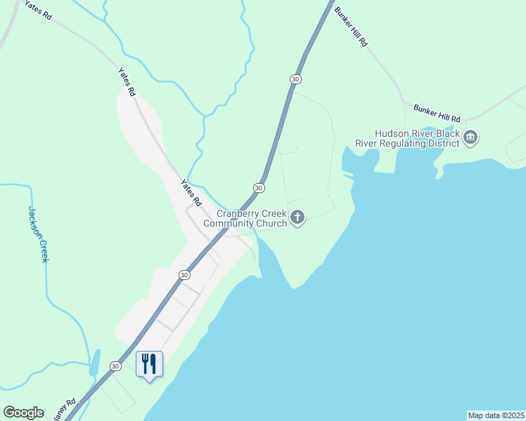 map of restaurants, bars, coffee shops, grocery stores, and more near 131 Bushnell Road in Mayfield