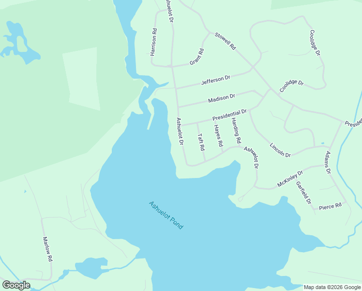 map of restaurants, bars, coffee shops, grocery stores, and more near 307 Ashuelot Drive in Washington