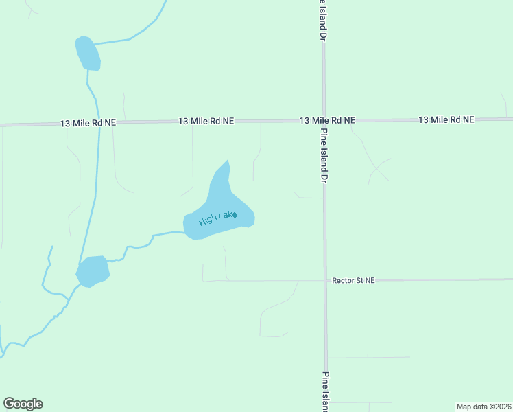 map of restaurants, bars, coffee shops, grocery stores, and more near 10563 Pine Island Drive Northeast in Sparta