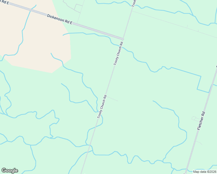 map of restaurants, bars, coffee shops, grocery stores, and more near 1330 Trinity Church Road in Hamilton