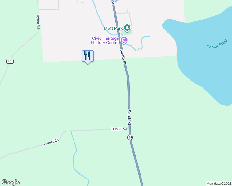 map of restaurants, bars, coffee shops, grocery stores, and more near 11159 Route 34 in Cato