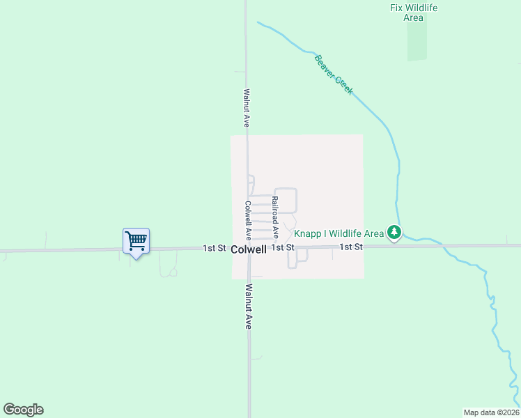 map of restaurants, bars, coffee shops, grocery stores, and more near 3202 4th Street in Colwell