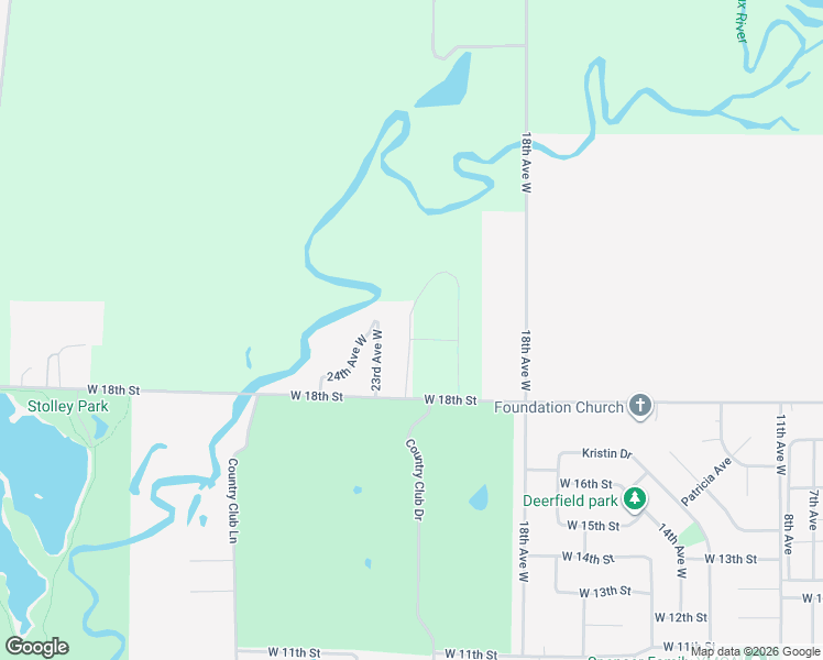 map of restaurants, bars, coffee shops, grocery stores, and more near 2002 23rd Avenue West in Spencer