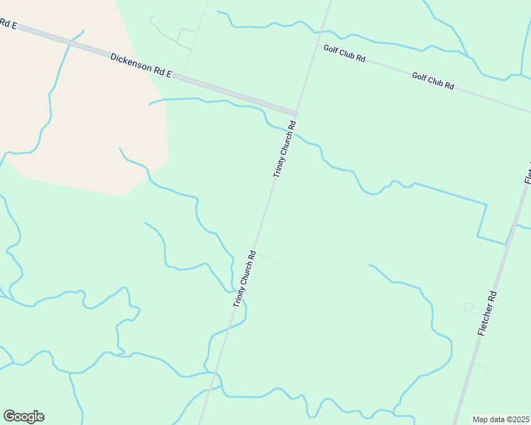 map of restaurants, bars, coffee shops, grocery stores, and more near 1283 Trinity Church Road in Hamilton