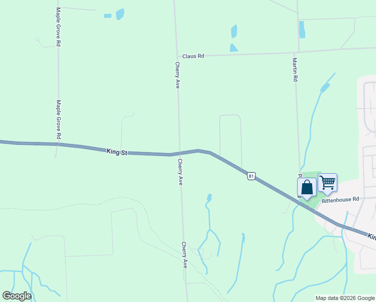 map of restaurants, bars, coffee shops, grocery stores, and more near 3751 King Street in Lincoln