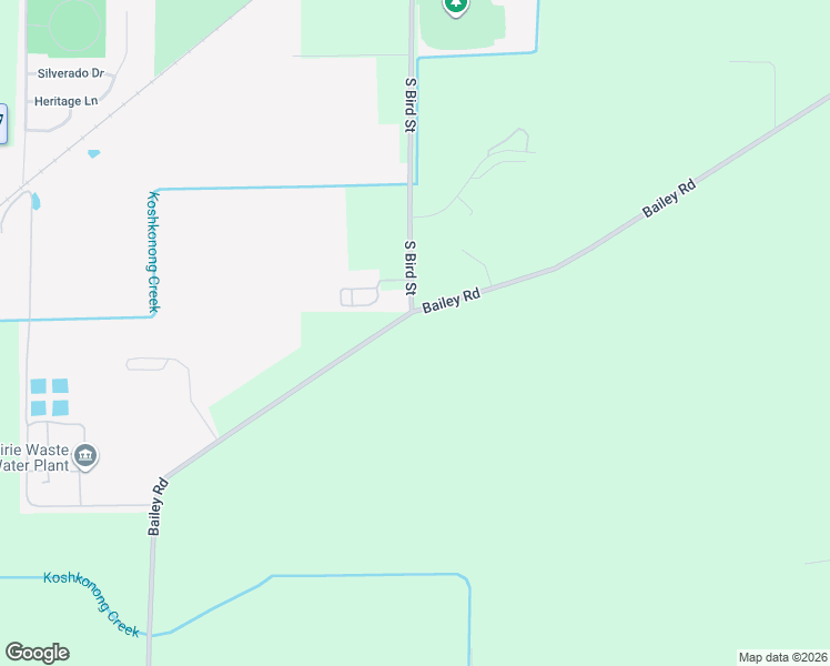 map of restaurants, bars, coffee shops, grocery stores, and more near 2889 Bailey Road in Sun Prairie