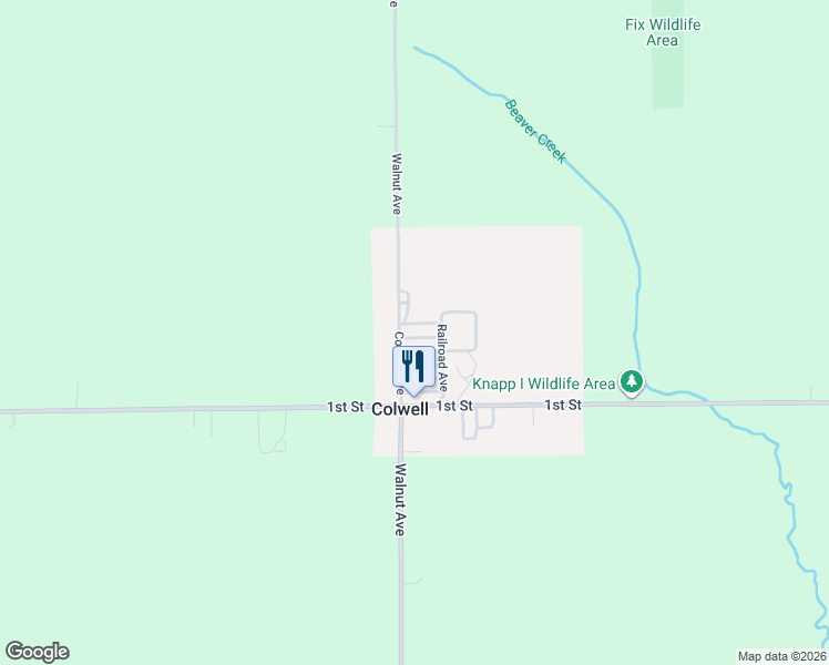 map of restaurants, bars, coffee shops, grocery stores, and more near 3202 4th Street in Colwell