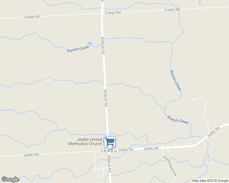 map of restaurants, bars, coffee shops, grocery stores, and more near 8696 Wildcat Road in Jeddo