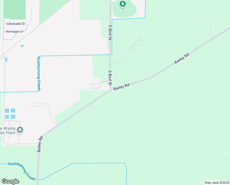 map of restaurants, bars, coffee shops, grocery stores, and more near 2889 Bailey Road in Sun Prairie