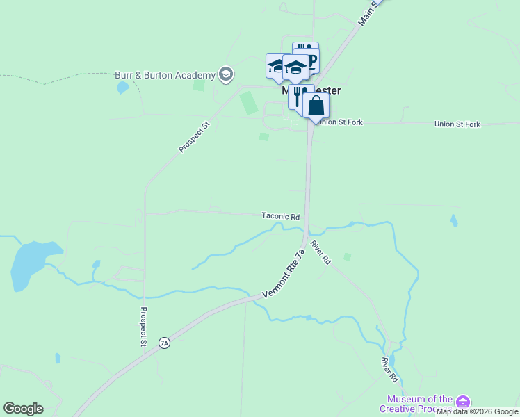 map of restaurants, bars, coffee shops, grocery stores, and more near 144 Taconic Road in Manchester