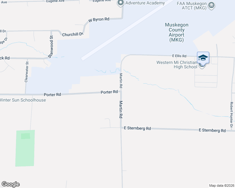 map of restaurants, bars, coffee shops, grocery stores, and more near 5245 Martin Road in Norton Shores