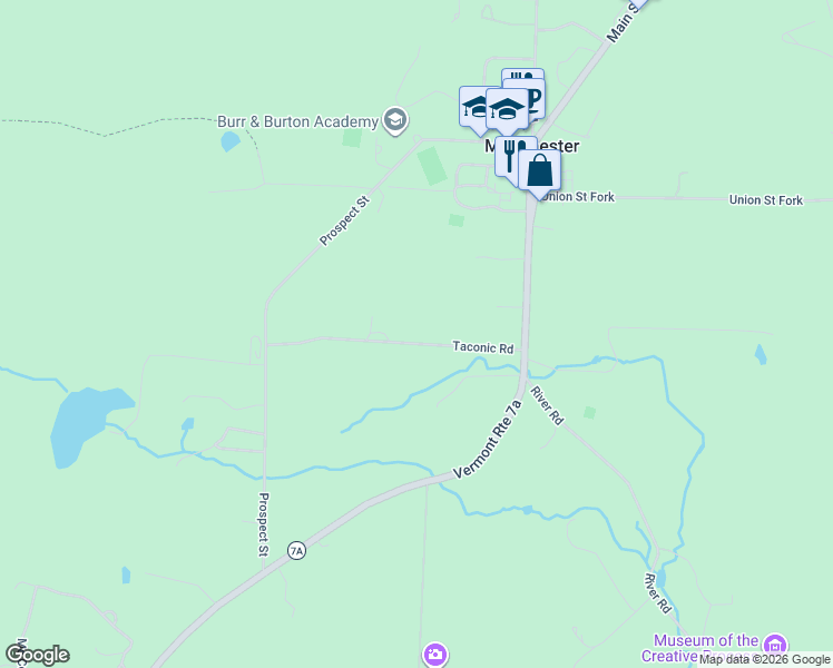 map of restaurants, bars, coffee shops, grocery stores, and more near 240 Taconic Road in Manchester