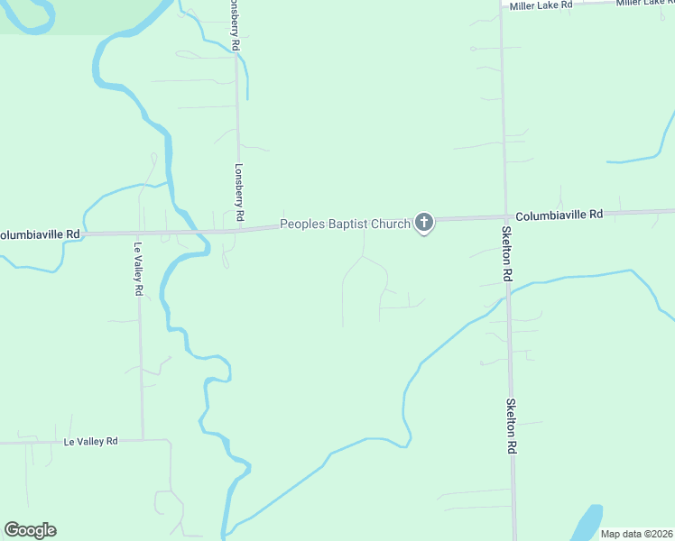 map of restaurants, bars, coffee shops, grocery stores, and more near 4435 Huckleberry Circle in Columbiaville