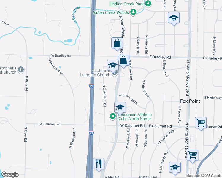 7805 North Port Washington Road, Glendale WI Walk Score