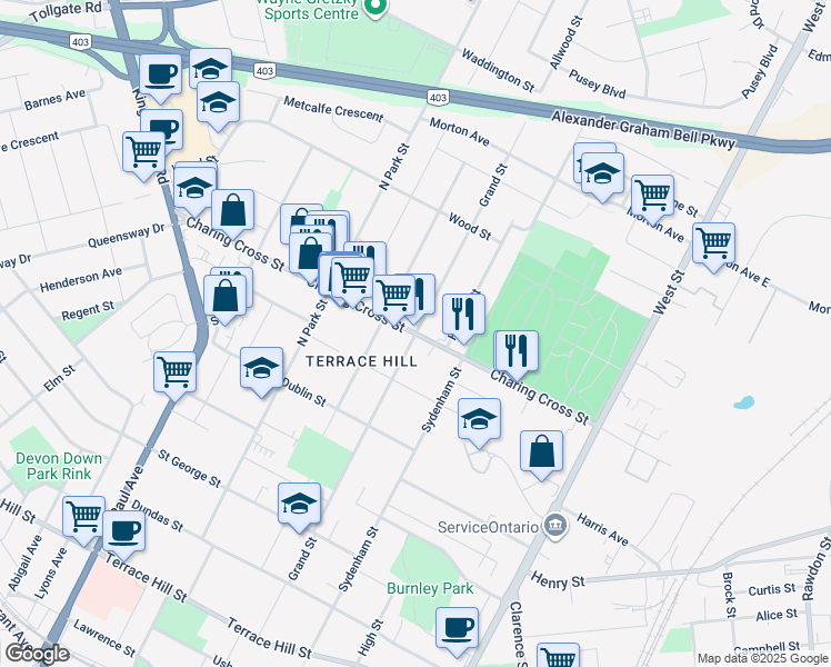Charing Cross Street, Brantford ON Walk Score